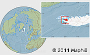 Savanna Style Location Map of Dala, highlighted country, hill shading