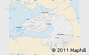 Classic Style Map of Dala, single color outside