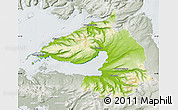 Physical Map of Dala, lighten, semi-desaturated