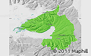 Political Map of Dala, lighten, desaturated