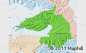 Political Map of Dala, lighten