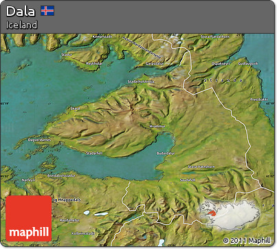 Satellite Map of Dala