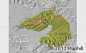Satellite Map of Dala, lighten, desaturated