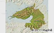 Satellite Map of Dala, lighten