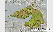 Satellite Map of Dala, lighten, semi-desaturated
