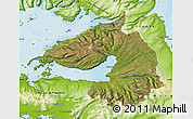 Satellite Map of Dala, physical outside