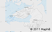Silver Style Map of Dala, single color outside