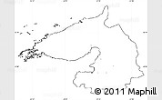 Blank Simple Map of Dala, cropped outside, no labels