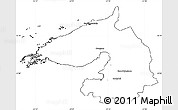 Blank Simple Map of Dala, cropped outside