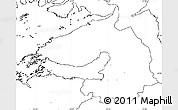 Blank Simple Map of Dala, no labels