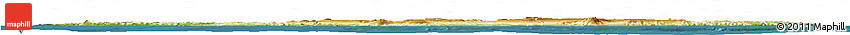 Physical Horizon Map of Iceland, satellite outside