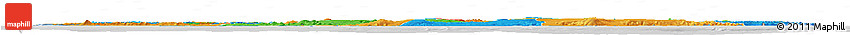 Political Horizon Map of Iceland, lighten, desaturated