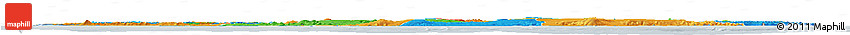 Political Horizon Map of Iceland, lighten, semi-desaturated