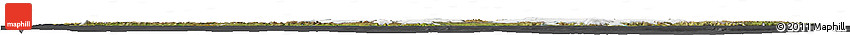 Satellite Horizon Map of Iceland, darken, desaturated