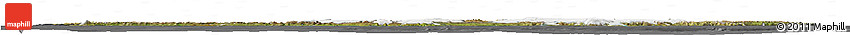 Satellite Horizon Map of Iceland, desaturated