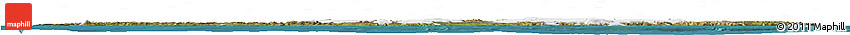 Satellite Horizon Map of Iceland, physical outside, satellite sea