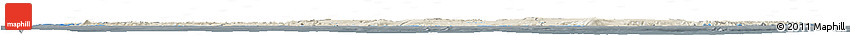 Shaded Relief Horizon Map of Iceland, darken, semi-desaturated