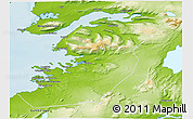 Physical 3D Map of Kjósar