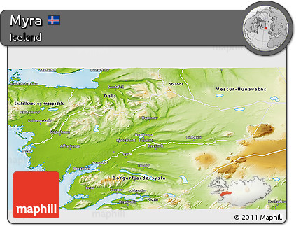 Physical 3D Map of Myra