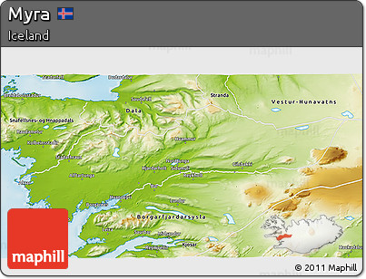Physical 3D Map of Myra