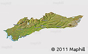 Satellite 3D Map of Myra, cropped outside