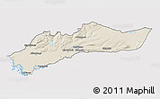 Shaded Relief 3D Map of Myra, cropped outside