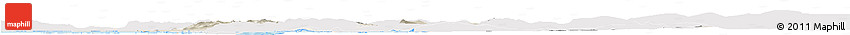 Shaded Relief Horizon Map of Myra, single color outside