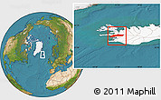 Satellite Location Map of Myra, highlighted country