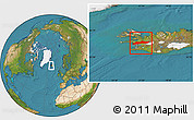 Satellite Location Map of Myra