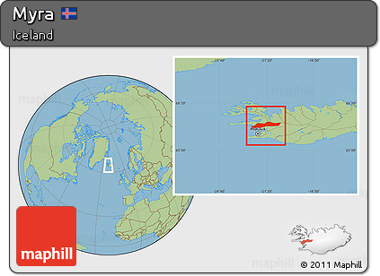 Savanna Style Location Map of Myra