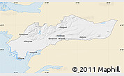 Classic Style Map of Myra, single color outside