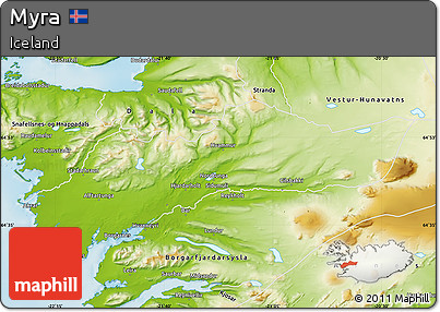 Physical Map of Myra