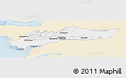 Classic Style Panoramic Map of Myra, single color outside