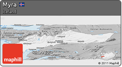 Gray Panoramic Map of Myra