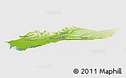 Physical Panoramic Map of Myra, cropped outside
