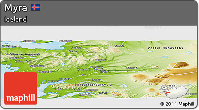 Physical Panoramic Map of Myra