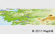 Physical Panoramic Map of Myra