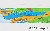 Political Panoramic Map of Myra