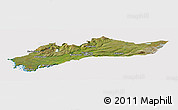 Satellite Panoramic Map of Myra, cropped outside
