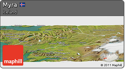 Satellite Panoramic Map of Myra