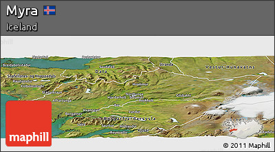 Satellite Panoramic Map of Myra