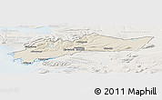Shaded Relief Panoramic Map of Myra, lighten
