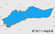 Political Simple Map of Myra, cropped outside
