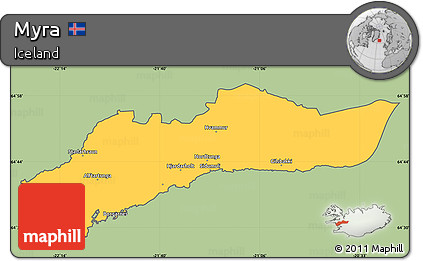 Savanna Style Simple Map of Myra, cropped outside