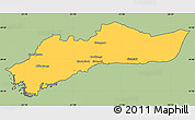 Savanna Style Simple Map of Myra, cropped outside