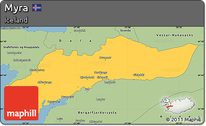 Savanna Style Simple Map of Myra