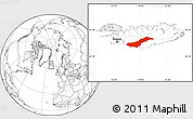 Blank Location Map of Rangárvalla