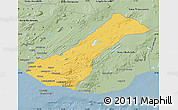 Savanna Style Map of Rangárvalla