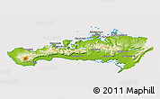 Physical 3D Map of Snafellsnes- og Hnappadals, cropped outside