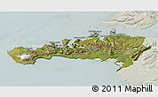 Satellite 3D Map of Snafellsnes- og Hnappadals, lighten